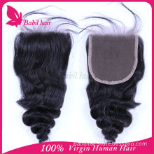 New Arrival cheap remy brazilian hair lace closure 5x5